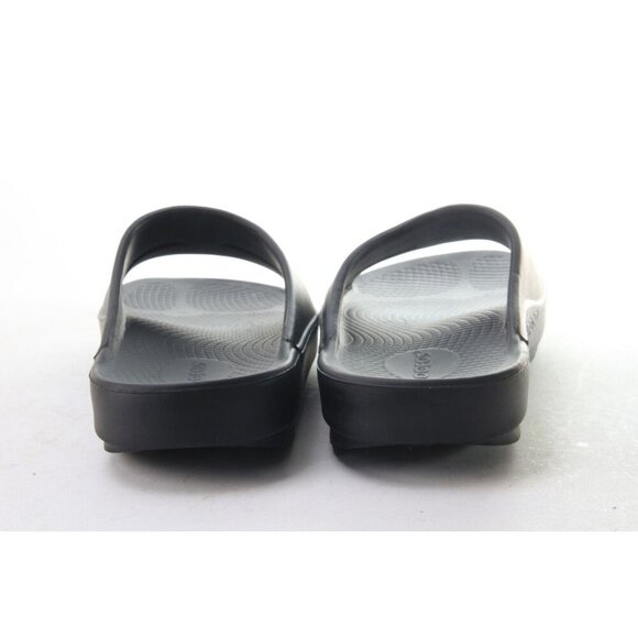 Oofos OOAHH Sandals Unisex Recovery Slide Shoes Black Unisex Women's Sz 9 - Picture 7 of 12